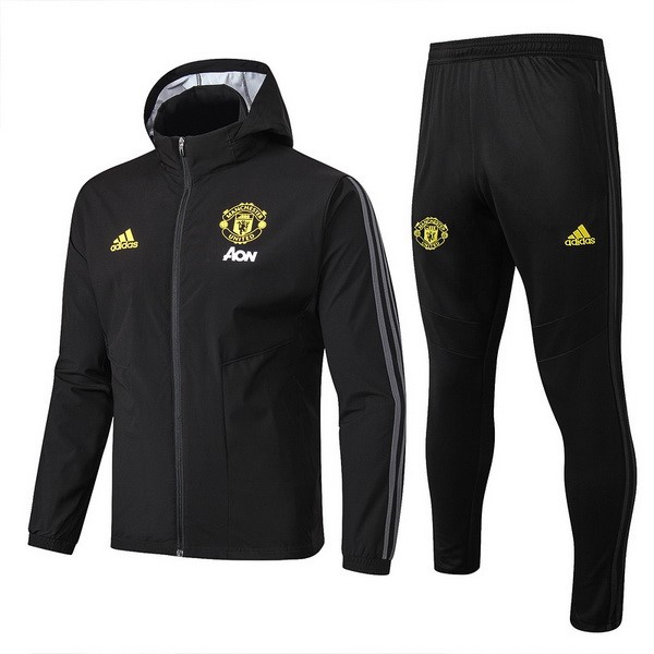 Rompevientos Manchester United Conjunto Completo 2019/20 Negro